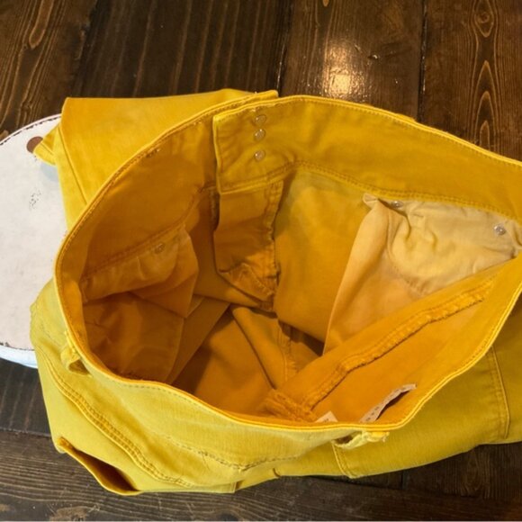 Yellow Denim Skirt - Picture 9 of 9